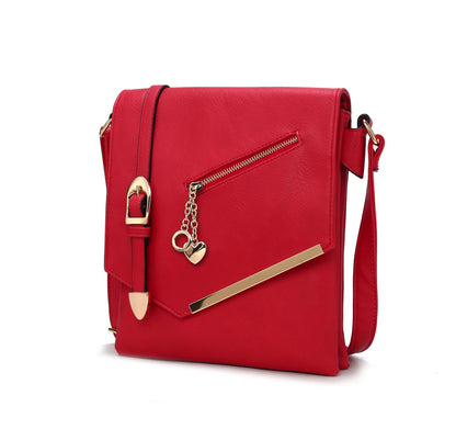 MKF Collection Crossbody Bags for Women, Sling bag Vegan Leather Shoulder bag Ladies Small Purse Handbag by Mia K