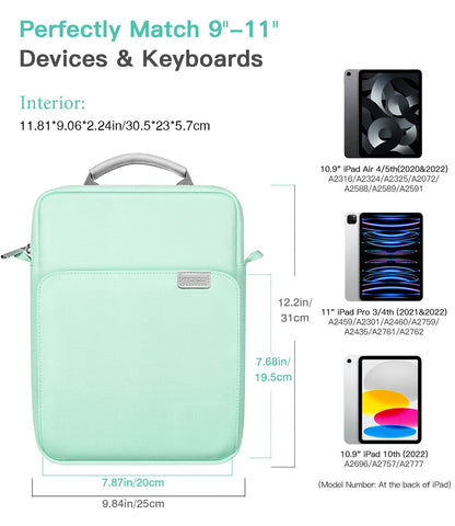 MoKo 15 Inch Laptop Sleeve Bag Fits MacBook Air 15" M2 2023, MacBook Pro 14" M2 2023, Galaxy Tab S9 Utra 14.6" 2023, Handle Carrying Case with Shoulder Strap, Indigo