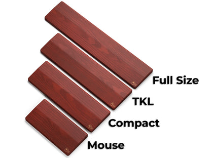Glorious Gaming Wooden Wrist Rest - Full Standard Size - Brown - Mechanical Keyboard, Wood Ergonomic Palm Rest| 17.5x4 inches/19mm Thick (GV-100-BROWN)