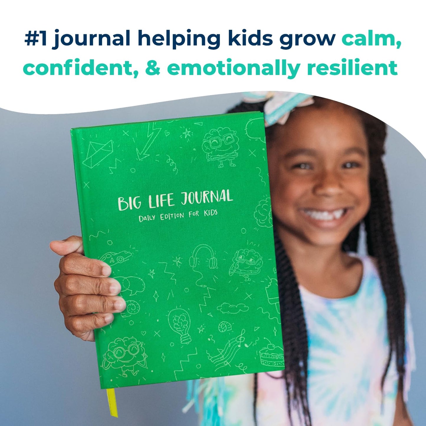 Big Life Journal – Daily Journal for Kids (Ages 5–11) – Guided Growth Mindset Workbook with Daily Prompts & Activities to Build Confidence, Gratitude & Positive Thinking – Gift for Boys & Girls (Green)