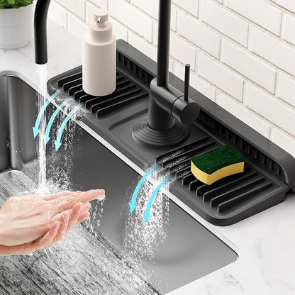 14.6 inch Faucet Mat for Kitchen Sink Splash GuardKitchen Sink Faucet Mat