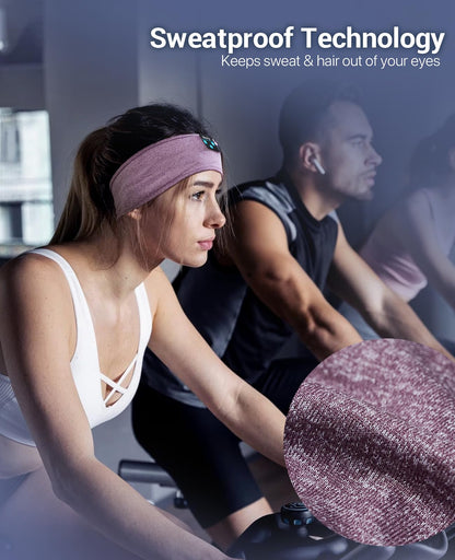 Navly Sleep Headphones, Bluetooth Headband, Ultra Long Playtime, HD Hi-Fi Speakers, Perfect for Sleep, Workout, Yoga, Travel, Meditation