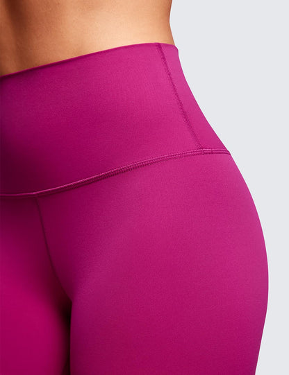 CRZ YOGA Butterluxe Biker Shorts 4'' - High Waisted Booty Workout Volleyball Yoga Womens Spandex Magenta Purple X-Small