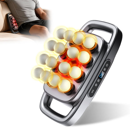 Fathers Day Dad Gifts, 16 Head Massage Gun, 【2026 Upgrade】 12V Motor 60kg Deep Tissue Percussion Massager, 30 Intensity Levels & 3 Smart Modes Multi-Head Back Massager for Legs,Arms,Waist Pain Relief