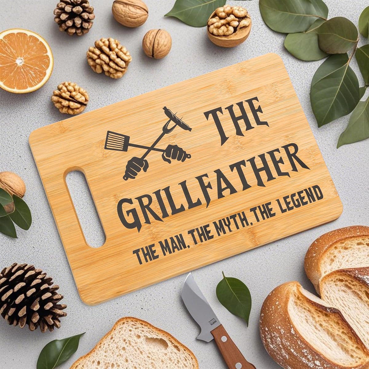 Dad Gift from Daughter Son, Kitchen Wall Decor, BBQ & Grilling Accessories - Unique Father's Day, Christmas & Birthday Gifts Idea