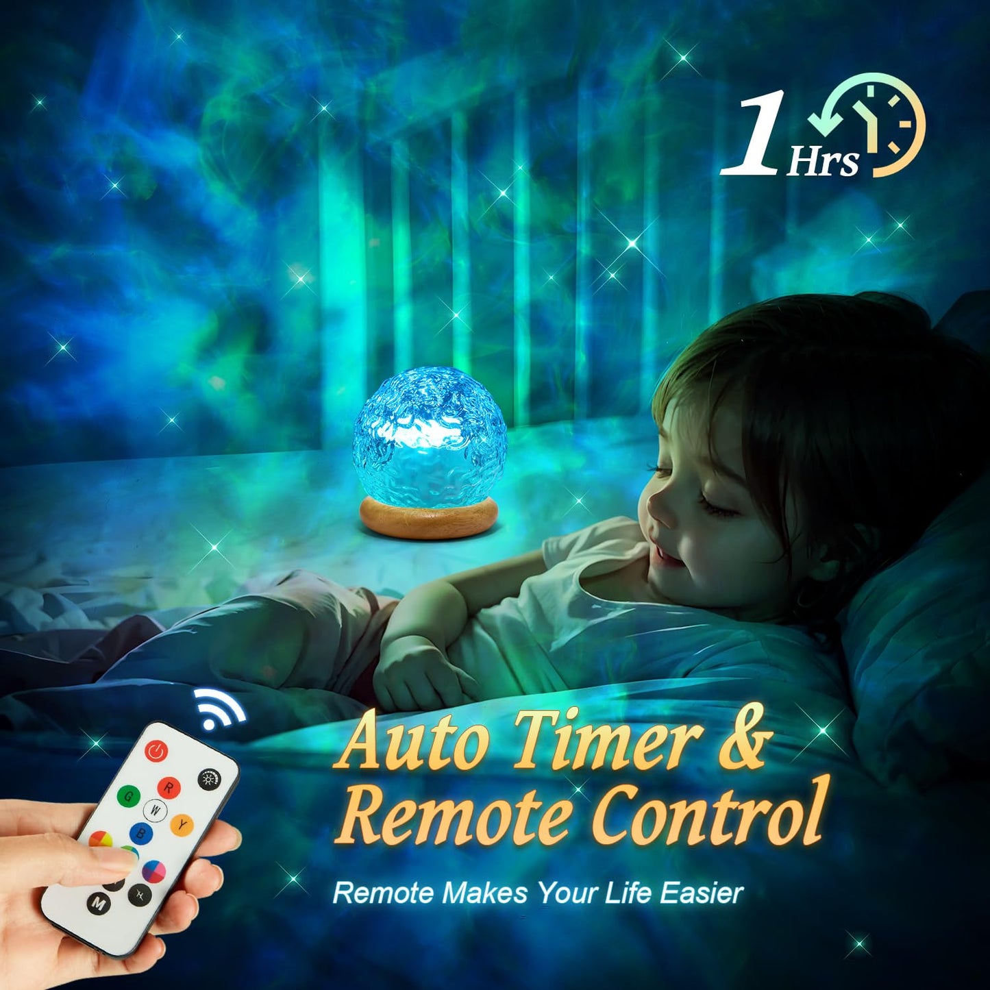 Mubarek Ambient Lighting, 216 Modes Mood Lighting, 3-in-1 Sunset Lamp & Ocean Lamp & Northern Lights Projector with Remote,Led Lights for Bedroom, Room Lights for Bedroom Decor, Girl Gift