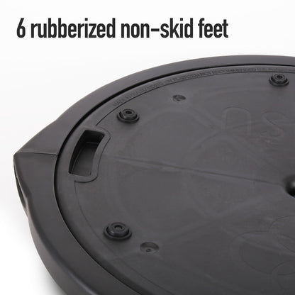 BOSU Nexgen Balance Trainer, Half-Ball Training Equipment, 65 cm Diameter, 300 lb Capacity - Burst-Resistant Stability Exercise Tool w/ Non-Slip Base, Includes Hand Pump, Commercial-Grade