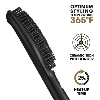 ghd Glide Hot Air Brush | Professional Smoothing Blow Dryer Brush, Ceramic Hair Straightener, and Styler