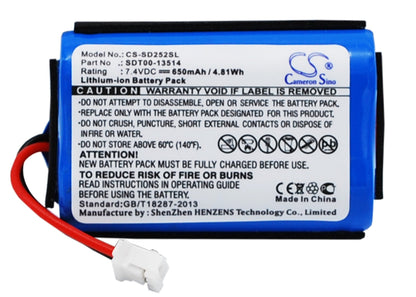 Replacement Battery for Sportdog ProHunter 2525 ProHunter 2525 Transmitter SD-2525 SD-2525 ProHunter Transmitter SD-2525 transmitter ST101-SP Transmitter ST101-SP SAC00-13514 SDT00-13514 (650mAh)