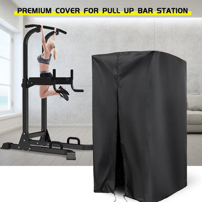 Guisong Protective Cover for Pull Up Bar Station, Waterproof& Dustproof Cover for Power Tower/Pull Up Dip Station-Indoor or Outdoor - 42"L x 40"W x 64"H
