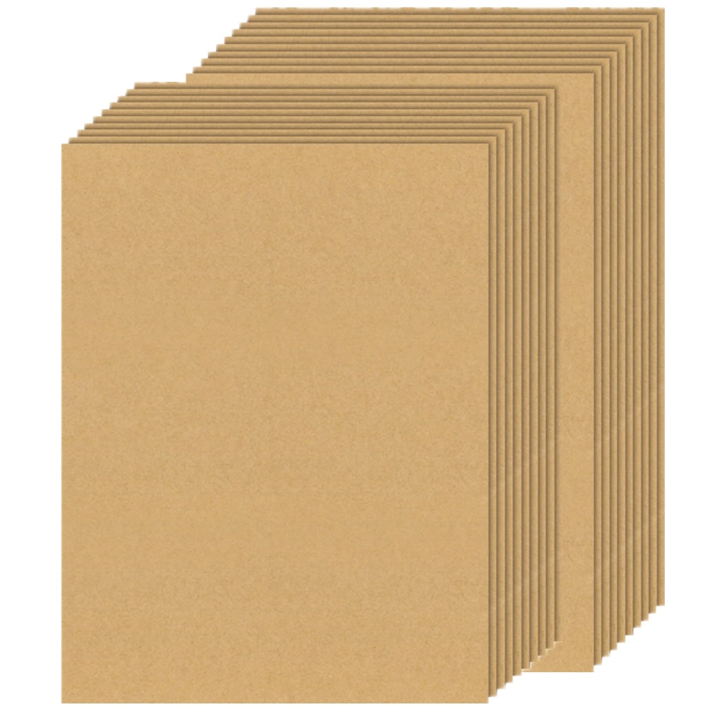 HningBuyox 300 PC Kraft Paper Sheets, Brown Printer Paper, 120g Double Size Brown Stationery Paper for Arts Craft, Drawing, DIY Projects, Invitation, Laser Inkjet Printer Compatible, 8.5 x 11 Inch