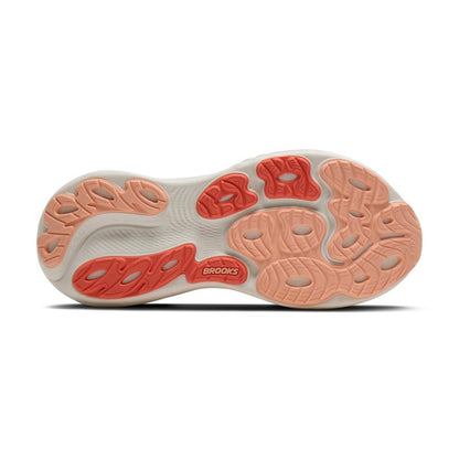 Brooks Women’s Adrenaline GTS 25 Supportive Running & Walking Shoe - Peach Echo/Coconut - 9 Medium