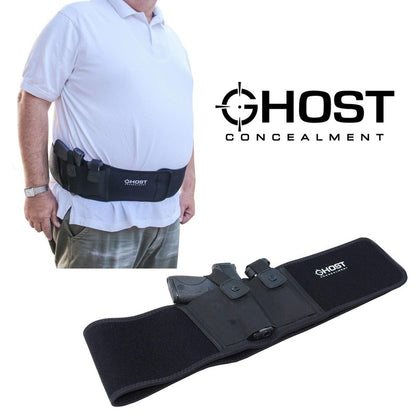 Belly Band Holster for Concealed Carry, Belly Gun Holster for Men Women, Waistband Holster, Airsoft Holster Fits Glock 19 17 42 43, Smith Wesson, Taurus, Ruger (M (40" and Under), Right)