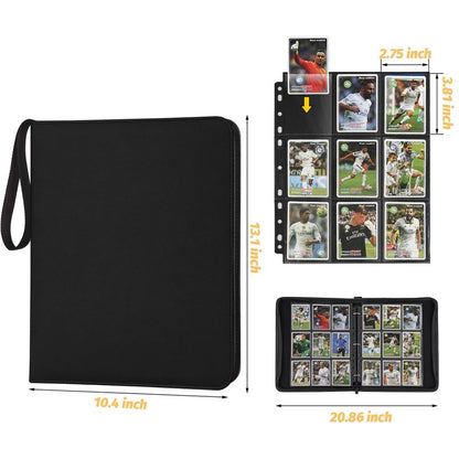 Foalgo Trading Card Binder, Card Collection Binder Album Folder with 720 Side Loading Pockets, 9 Pocket Trading Card Album Folder for TGC,MTG, Baseball Cards, Yugioh