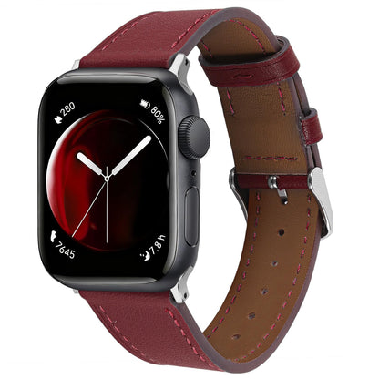 Italy Genuine Leather Bands Women Men Compatible with Apple Watch 38mm 41mm 40mm 42mm 44mm 45mm 46mm 49mm, iWatch Straps Smartwatch Replacement Band for Ultra SE 3/2/1 Series 11 10 9 8 7 6 5 4 3 2 1