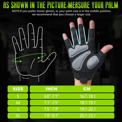 Seektop Workout Gloves for Men and Women, Weight Lifting Gloves with Full Protection, Excellent Grip, Gym, Breathable Exercise Gloves for Weightlifting, Fitness, Training