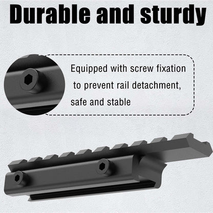 3/8" Dovetail to 7/8" Picatinny Adapter, Scope Mount Picatinny Rail, 11mm to 21mm Scope Mounts Adapter for Picatinny Rail Accessories