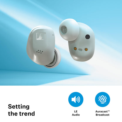 Sennheiser ACCENTUM True Wireless Earbuds - Crystal-Clear Sound with Hybrid ANC, Ergonomic Design, 28-Hour Battery Life, Touch Interface, Black