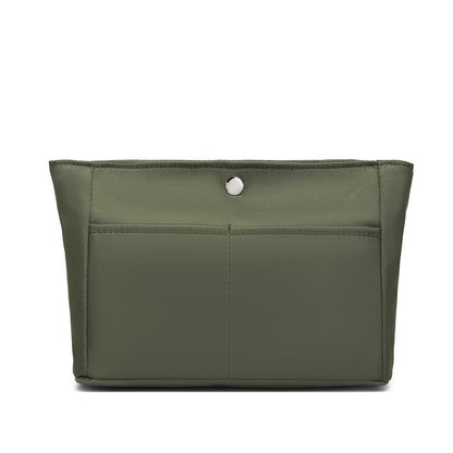 YONEBN waterproof Storage Bag Lightweight Large Capacity nylon Bag Inner Bag Handbag Organizer (Nylon/Army Green)