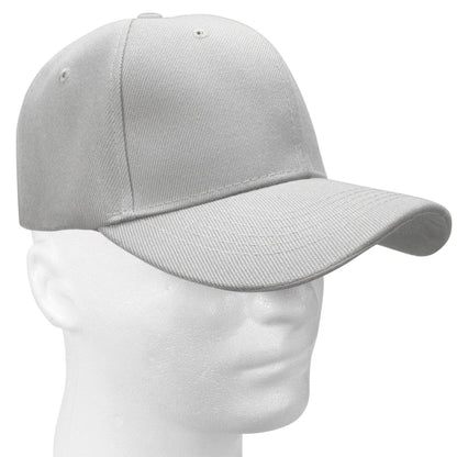 Falari Baseball Cap Adjustable Size for Running Workouts and Outdoor Activities All Seasons (2pk Black & Light Grey)