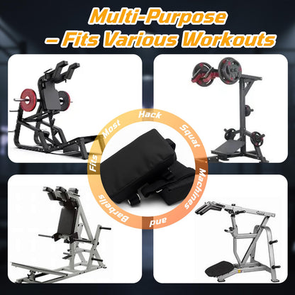 J Bryant Hack Squat Shoulder Pads 2 PCS – Thick Foam Cushion with Adjustable Straps, Reduce Shoulder Pressure, Compatible with Most Hack Squat & Leg Press Machines