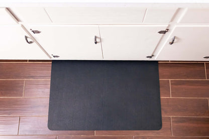 We Sell Mats Multi-Purpose Recycled Rubber Floor Mat for Indoor or Outdoor Use, Utility Mat for Entryway, Tool Bench, Garage, Under-Sink, Patio, and Door Mat; 24”x36”, Black - Made in the USA