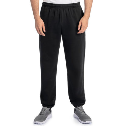 Fruit of the Loom mens Eversoft Fleece & Joggers (Regular Big Man) Sweatpants, Elastic Bottom - Blue, X-Large US