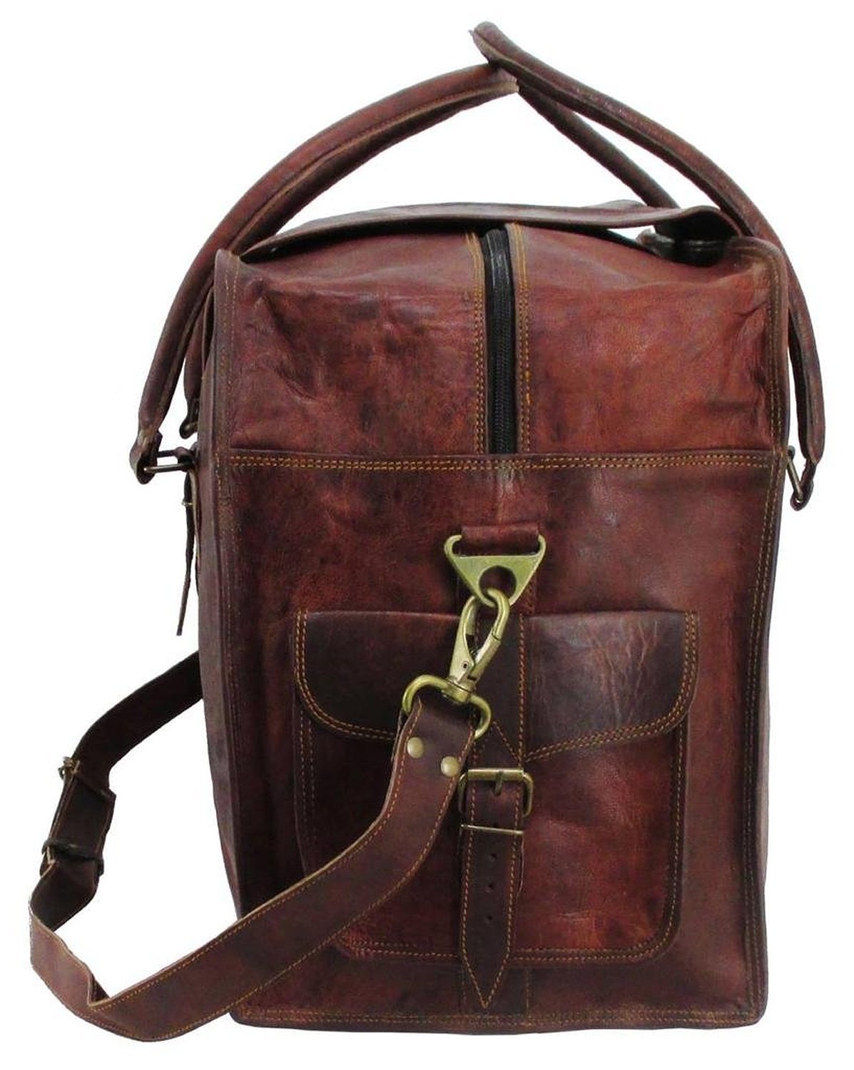 Leather Adjustable Padded Replacement Shoulder Strap with Metal Swivel Hooks Perfect Match for Messenger Bag, Laptop Bag, Camera Bag, Duffel Bag, Handbags, Purse, Satchel & More