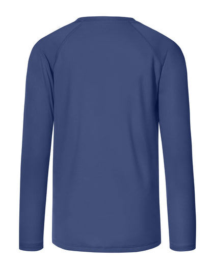 Boys UPF 50+ Swim Shirt Long Sleeve, 1 or 2 Pack UV Sun Protection Rash Guard, Youth Kids SPF Water Shirts for Beach Surf