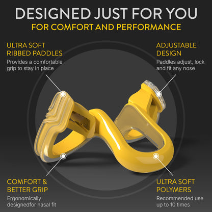 Rhinomed Turbine Nasal Dilator for Athletic Breathing - Trial 3pk - Improves Airflow During Exercise - Nasal Dilators for Exercise - Internal Nasal Dilator - Lightweight
