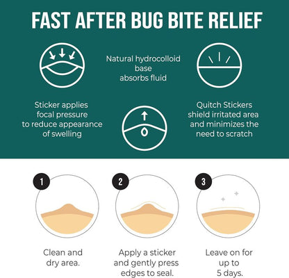 Mosquito Bite Relief Patches for Kids | Safari Animal Design - Effective Anti-Itch Solution for Summer Adventures