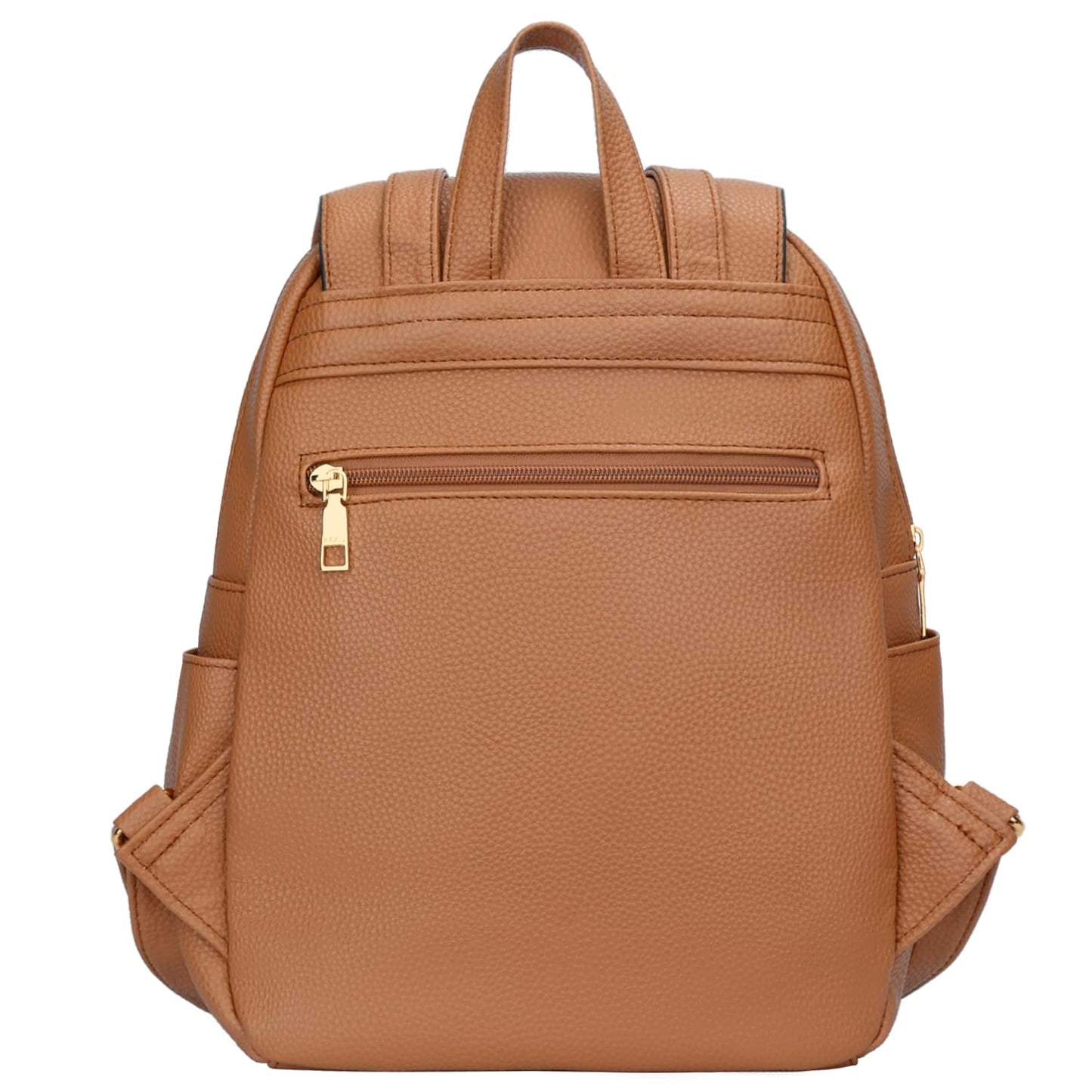 KKXIU Trendy Leather Backpack Purse for Women and Ladies Shoulder Travel Daypacks Bags (A-Brown)