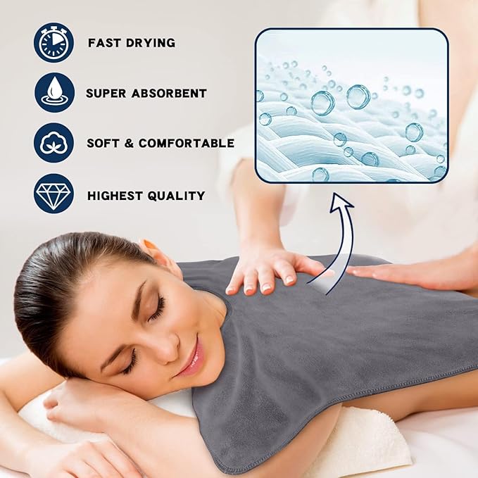 SINLAND Microfiber Esthetician Towels