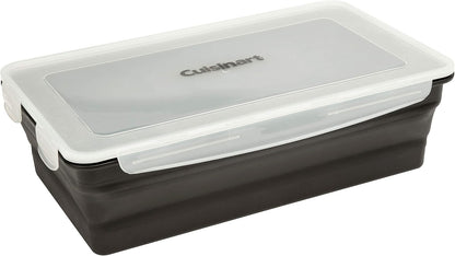 Cuisinart XL Collapsible Marinating Container, Large Capacity Grill Accessories Perfect for BBQs and Tailgates, Marinade and Brining Prep, Collapsible Silicone for Easy Storage