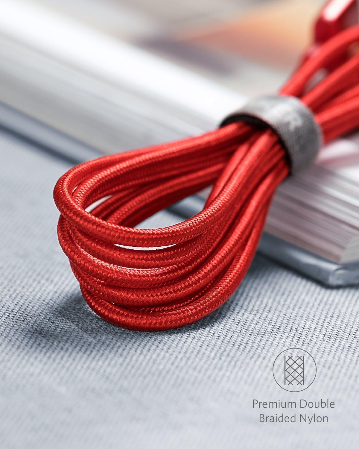 Anker USB A to USB C Cable for iPhone 17 Series, Samsung Galaxy S10 S10+, LG V30 and Beats Fit Pro (2 Pack, 6FT Red)