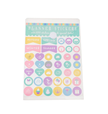 YESSART 6’’ x 9’’ Vertical Clear Plastic Envelopes Receipt Stickers File Storage 40 Pack Hook Loop Closure
