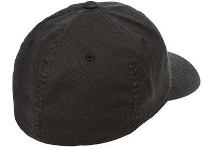 Flexfit Low Profile Garment Washed Cotton Cap (Black, L/XL Fitted (7 1/4" - 7 5/8"))