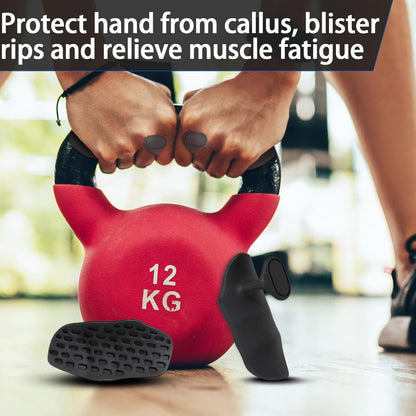 NiuMid Anti-Slip Workout Grips - Ergonomic Rubber Hand Protector Gloves for Weight Lifting, Pull-Ups, Gym Training and Exercise, for Men and Women (1pack)