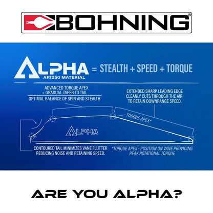 Alpha AR 1250 Vane, 2.8", Purple, 100pk