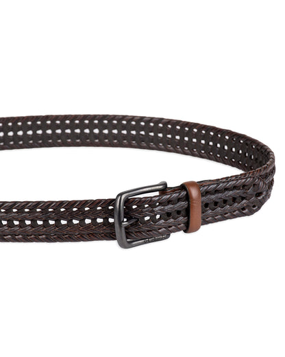 Columbia Men's Braided Belt Accessory, tan, Small (32-34)