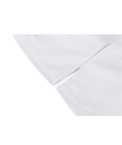 ZITY Mens Polo Shirt Short Sleeve Sports Tactical T-Shirt Athletic Golf Polos Daily Casual Stylish Collared Shirts for Men White Medium