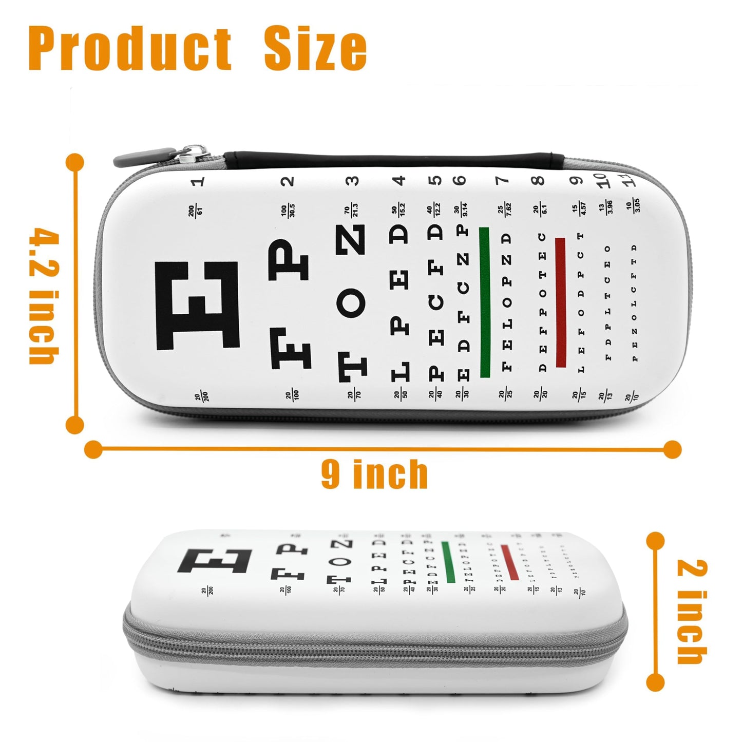 WtallasiSei Eye Pencil Case Zip Pencil Box Multi Pouch Holder Desk Organizer For Boys Girls School Office