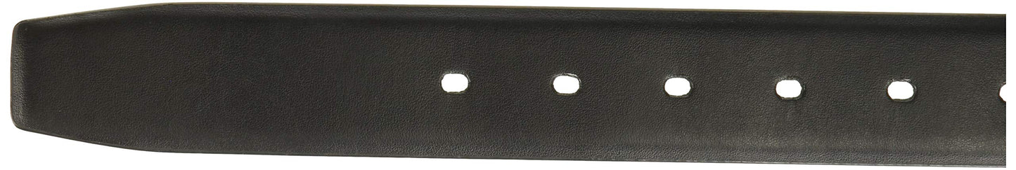 Perry Ellis Portfolio Feather Edge Leather Men's Belt, Reversible with Etched Buckle, Soft Touch Material (Sizes 30-54 Inches Big & Tall), Black / Brown Reversible, 32