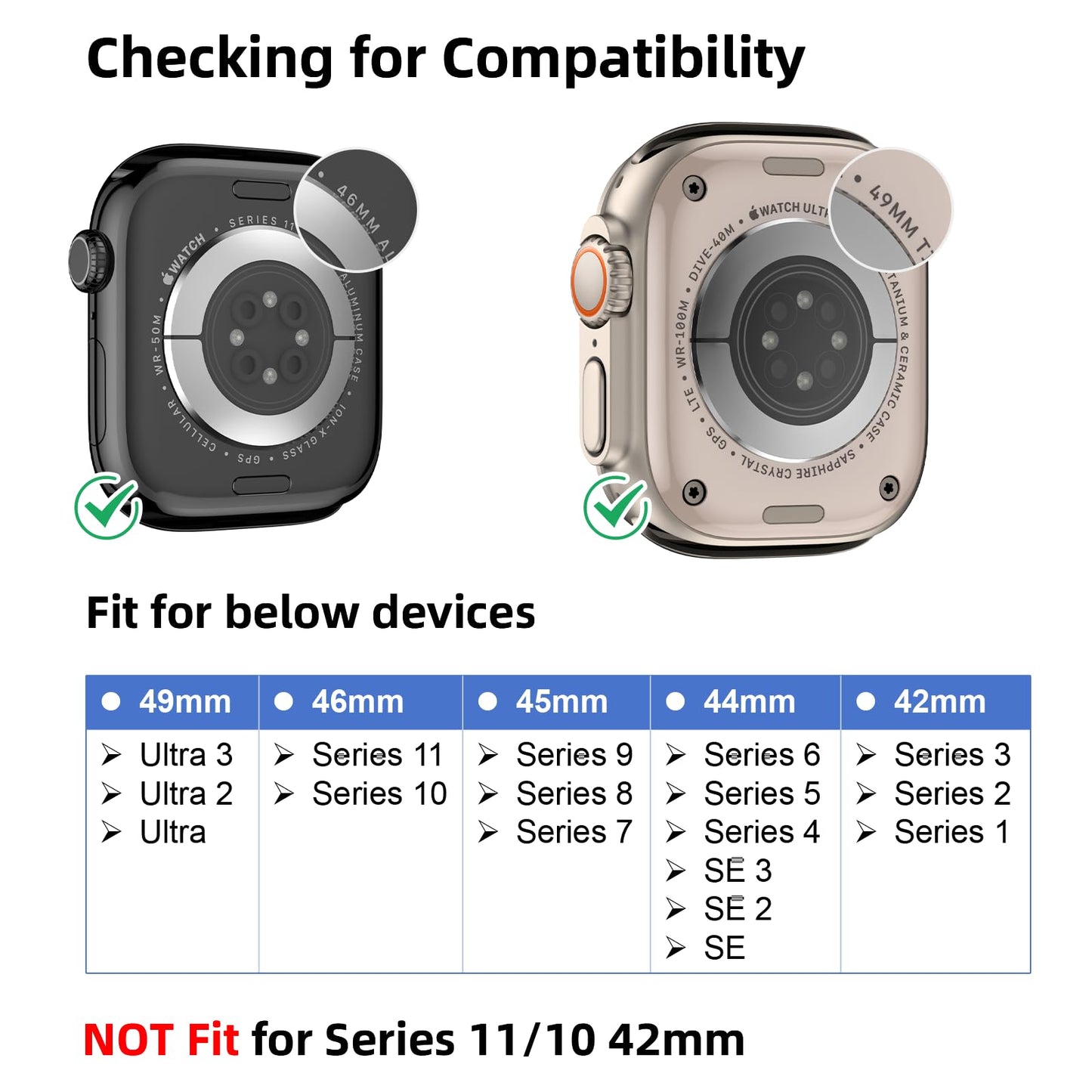 CINORS Extra Large Leather Band Compatible with Apple Watch Series 11 10 46mm Ultra 3 2 1 49mm Vintage Big XL Replacement Strap for iWatch Ultra 9 8 7 45mm Series 6 SE 5 4 3 2 1 42mm 44mm Men, XXL
