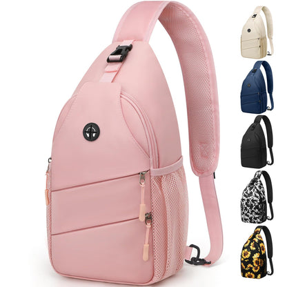 Crossbody Bags for Women Men Trendy Sling Bag Bakpack Casual Chest Bag with Convertible Shoulder Strap