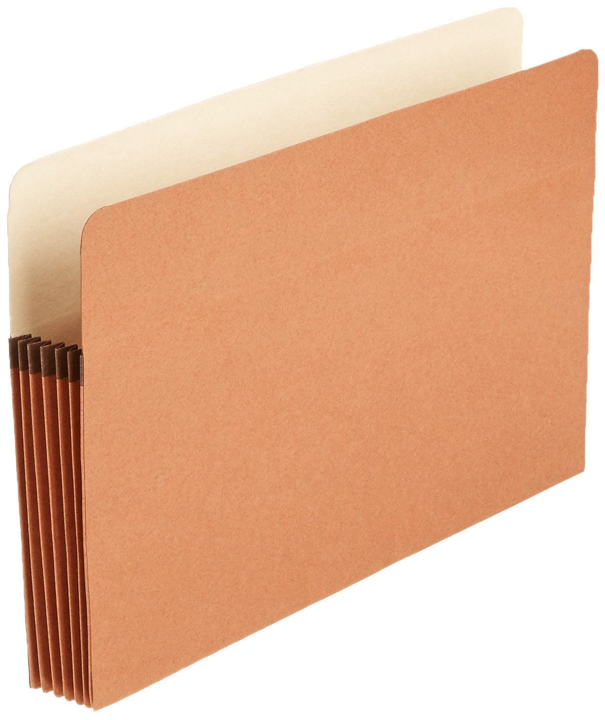Amazon Basics Expanding Accordion File Folder Organizer, Legal Size, 5-1/4 Inch Expansion, Document Storage, Reinforced, Large Capacity, Red, 50-Pack, 9.5 x 14.8 Inches