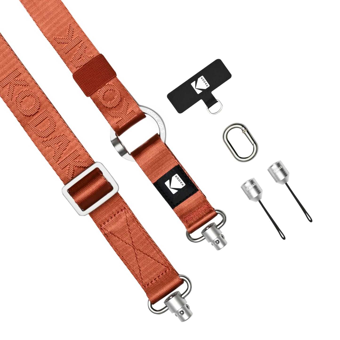 KODAK Multi-Purpose Camera Strap (Burgundy) - Quick-Detach System, Lightweight, Durable Metal Swivels, Multiple Usages, SLR Cameras, Compact Cameras, Smart Phones