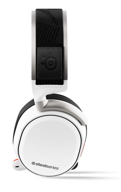 SteelSeries Arctis Pro Wireless Gaming Headset - Lossless High Fidelity Wireless + Bluetooth for PS5/PS4 and PC - White
