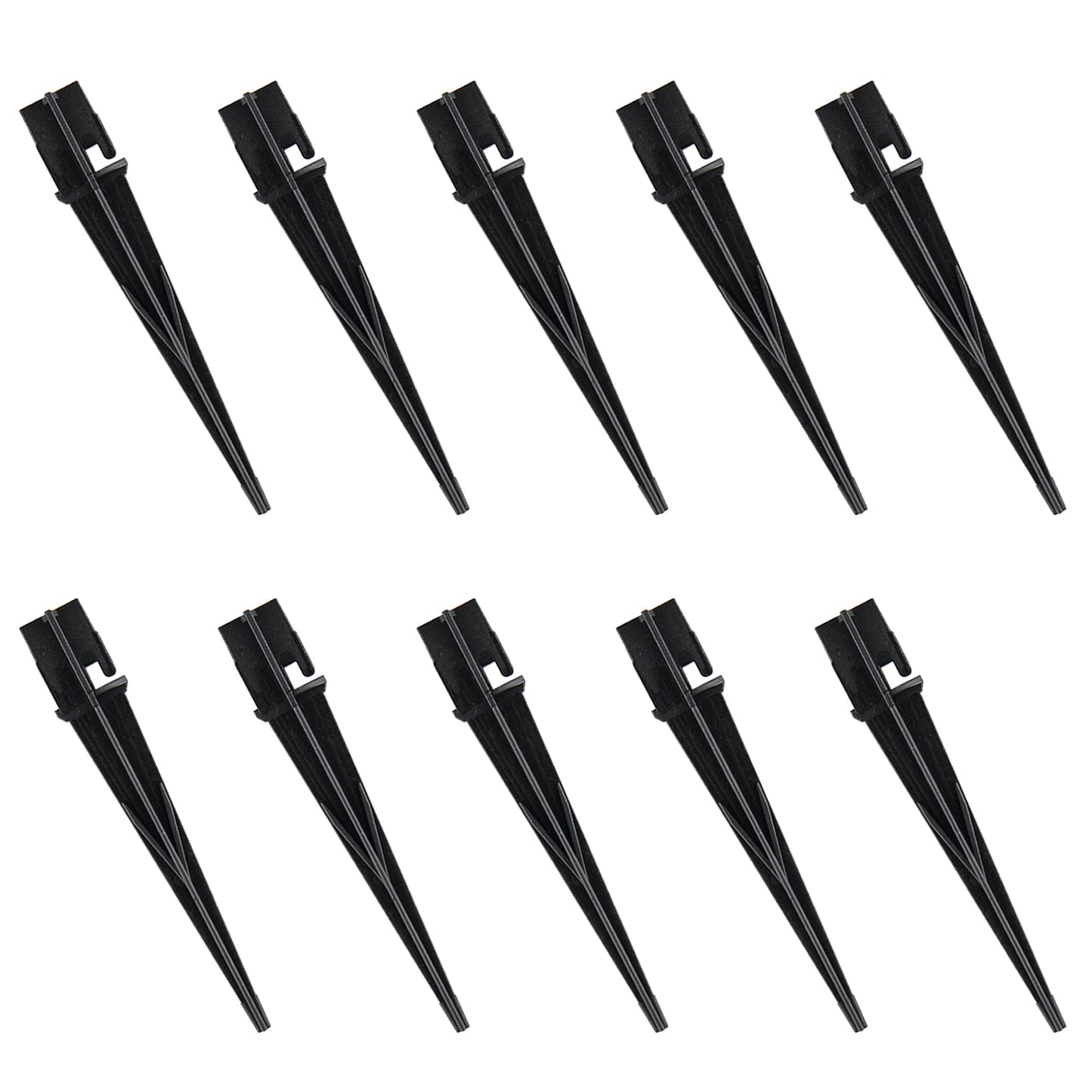 Replacement Stakes for Christmas Candy Cane Lights Outdoor 10PCS - Size 0.72 * 5 Inches, Plastic Candy Cane Pathway Markers Lights Spike, Used to Maintain Candy Cane Pathway Lights