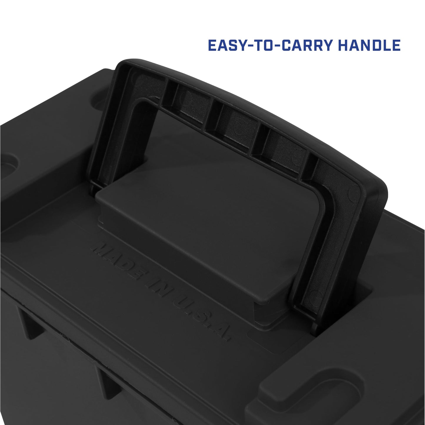 Sheffield 12629 Ammo Storage Box, Mothers Day Gifts for Mom,.30 Cal Field Boxes, Lockable Storage Box with Handle, Secures Hunting Gear, Supplies, and Bullets, Made in USA